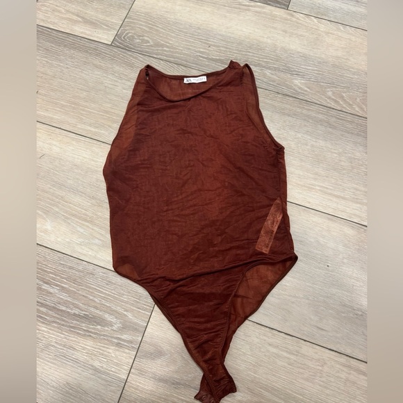 Zara Tops - Sleeveless semi sheer body suit from Zara